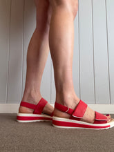 Load image into Gallery viewer, Ziera Garlin W Red/White Sandal