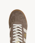Load image into Gallery viewer, Goodsole Parallel Walnut Brown soft suede/Ivory Leather Sneaker
