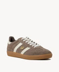Load image into Gallery viewer, Goodsole Parallel Walnut Brown soft suede/Ivory Leather Sneaker