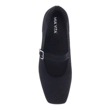 Load image into Gallery viewer, Mia Vita Violet Black Flats