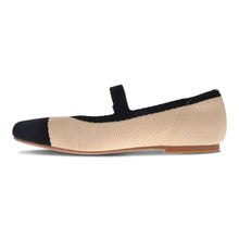 Load image into Gallery viewer, Mia Vita Violet Natural Black Flats