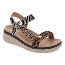 Load image into Gallery viewer, Mia Vita Candice Leopard Multi Sandal