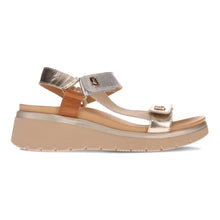 Load image into Gallery viewer, Mia Vita Candice Soft Gold/Silver Sandal