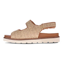Load image into Gallery viewer, Mia Vita Dakota Natural Raffia Sandal