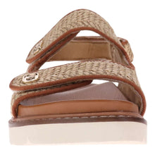 Load image into Gallery viewer, Mia Vita Dakota Natural Raffia Sandal
