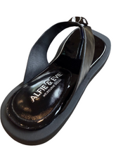 Load image into Gallery viewer, Alfie & Evie Alone Black Leather