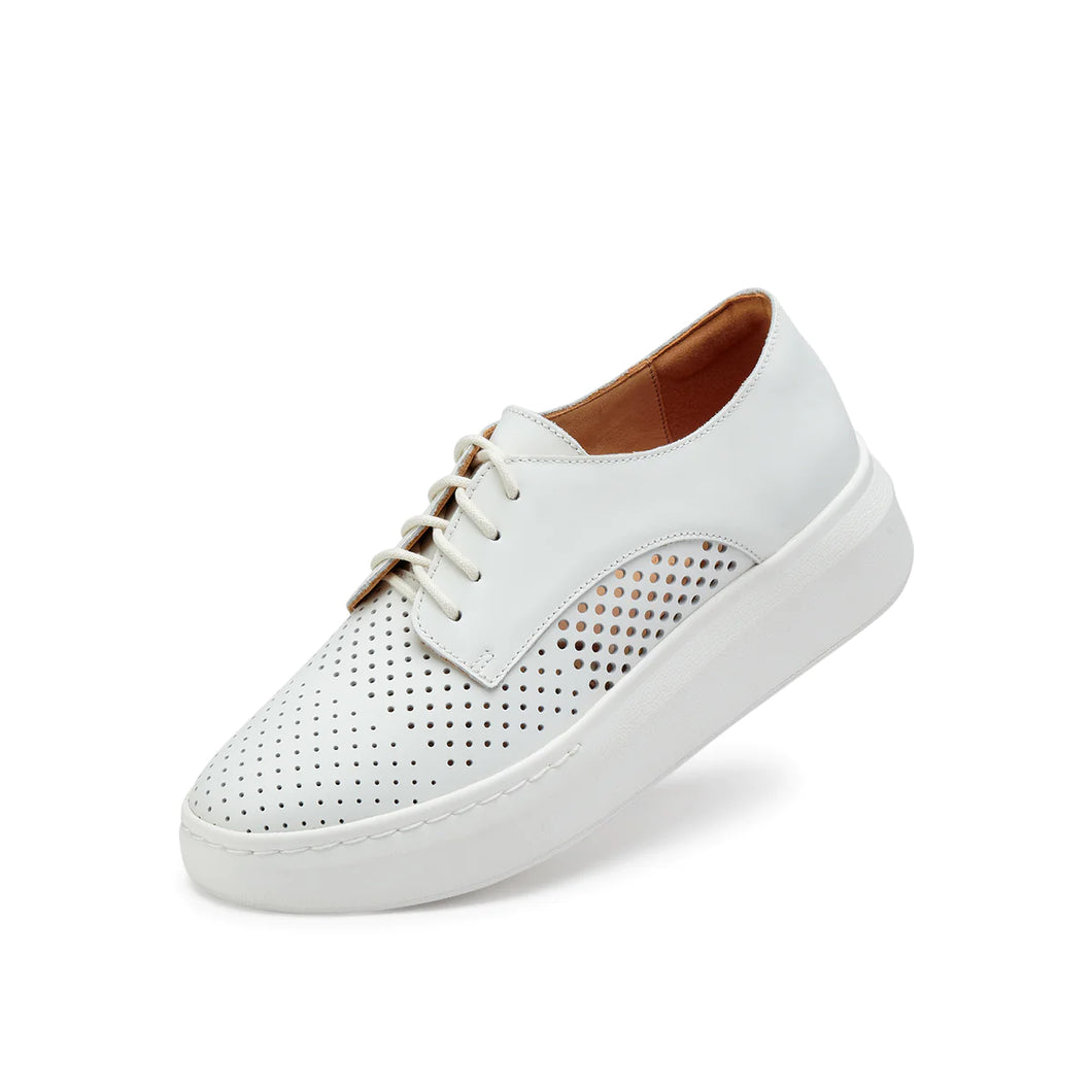 Rollie Derby City Punch White Leather