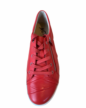 Load image into Gallery viewer, Ziera Denes XF Red/White Leather Sneaker