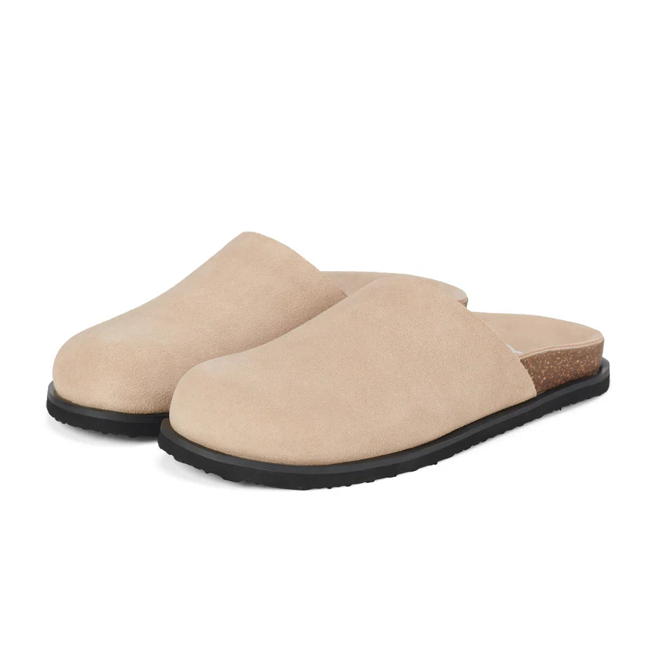 Rollie Mills Camel Suede Mule – By the Bay Footwear