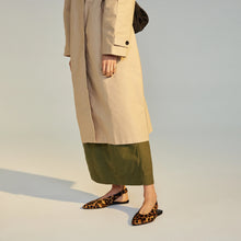 Load image into Gallery viewer, Rollie Pointed Slingback Dark Camel Leopard
