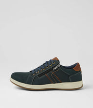 Load image into Gallery viewer, Rockport Jeraldo Navy Nubuck Lace Up Shoes with Zip