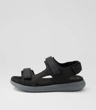 Load image into Gallery viewer, Rockport Hampton Leather Black Sandal