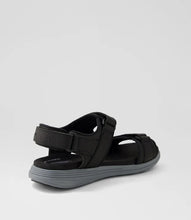 Load image into Gallery viewer, Rockport Hampton Leather Black Sandal