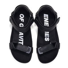 Load image into Gallery viewer, Rollie Sandal Tooth Wedge Black/Pink