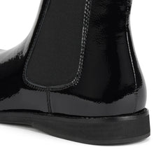 Load image into Gallery viewer, Rollie Chelsea Black Crinkle Patent Boot