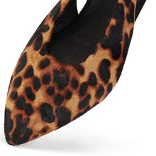 Load image into Gallery viewer, Rollie Pointed Slingback Dark Camel Leopard