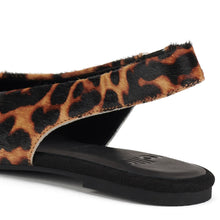 Load image into Gallery viewer, Rollie Pointed Slingback Dark Camel Leopard