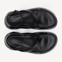 Load image into Gallery viewer, Rollie Mya Black Sandal
