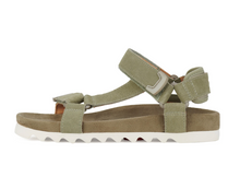 Load image into Gallery viewer, Rollie Sandal Tooth Wedge Sage/White