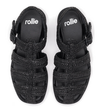 Load image into Gallery viewer, Rollie Fisherman Sandal Weave Tan Black