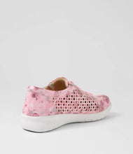 Load image into Gallery viewer, Ziera Shovo Xf Pink Print Leather Sneaker