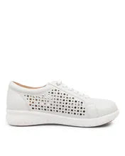 Load image into Gallery viewer, Ziera Shovo White Leather Sneaker