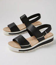 Load image into Gallery viewer, Ziera Garlin W Black/White Sandal