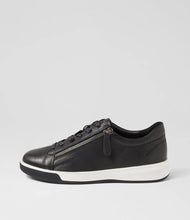 Load image into Gallery viewer, Ziera Aito XF Black Leather Sneaker