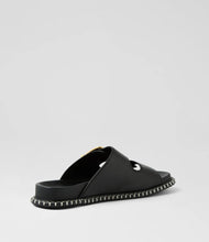 Load image into Gallery viewer, Ziera Iyami W Black Leather Sandal