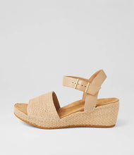 Load image into Gallery viewer, Ziera Keeve XW Natural Fabric Wedge Sandal