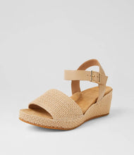 Load image into Gallery viewer, Ziera Keeve XW Natural Fabric Wedge Sandal