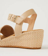 Load image into Gallery viewer, Ziera Keeve XW Natural Fabric Wedge Sandal