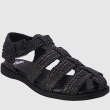 Load image into Gallery viewer, Rollie Fisherman Sandal Weave Tan Black