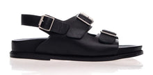Load image into Gallery viewer, Alfie &amp; Evie Cliff Black Leather Sandal

