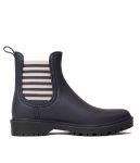 Load image into Gallery viewer, Diana Ferrari Laurina Navy/Strip Gumboot
