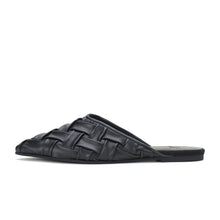 Load image into Gallery viewer, Rollie Pointed Toe Mule Black
