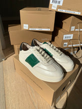 Load image into Gallery viewer, Alfie &amp; Evie Promise Cream/Green Croc Leather
