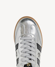 Load image into Gallery viewer, Goodsole Parallel Silver Metallic/Black Leather

