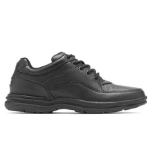 Load image into Gallery viewer, Rockport Men&#39;s World Tour Classic Lace Up Black Tumbled W
