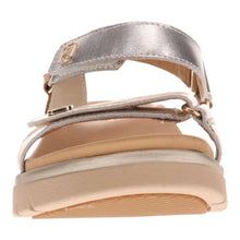 Load image into Gallery viewer, Mia Vita Candice Soft Gold/Silver Sandal
