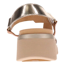 Load image into Gallery viewer, Mia Vita Candice Soft Gold/Silver Sandal
