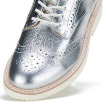 Load image into Gallery viewer, Rollie Derby Brogue Rise Silver
