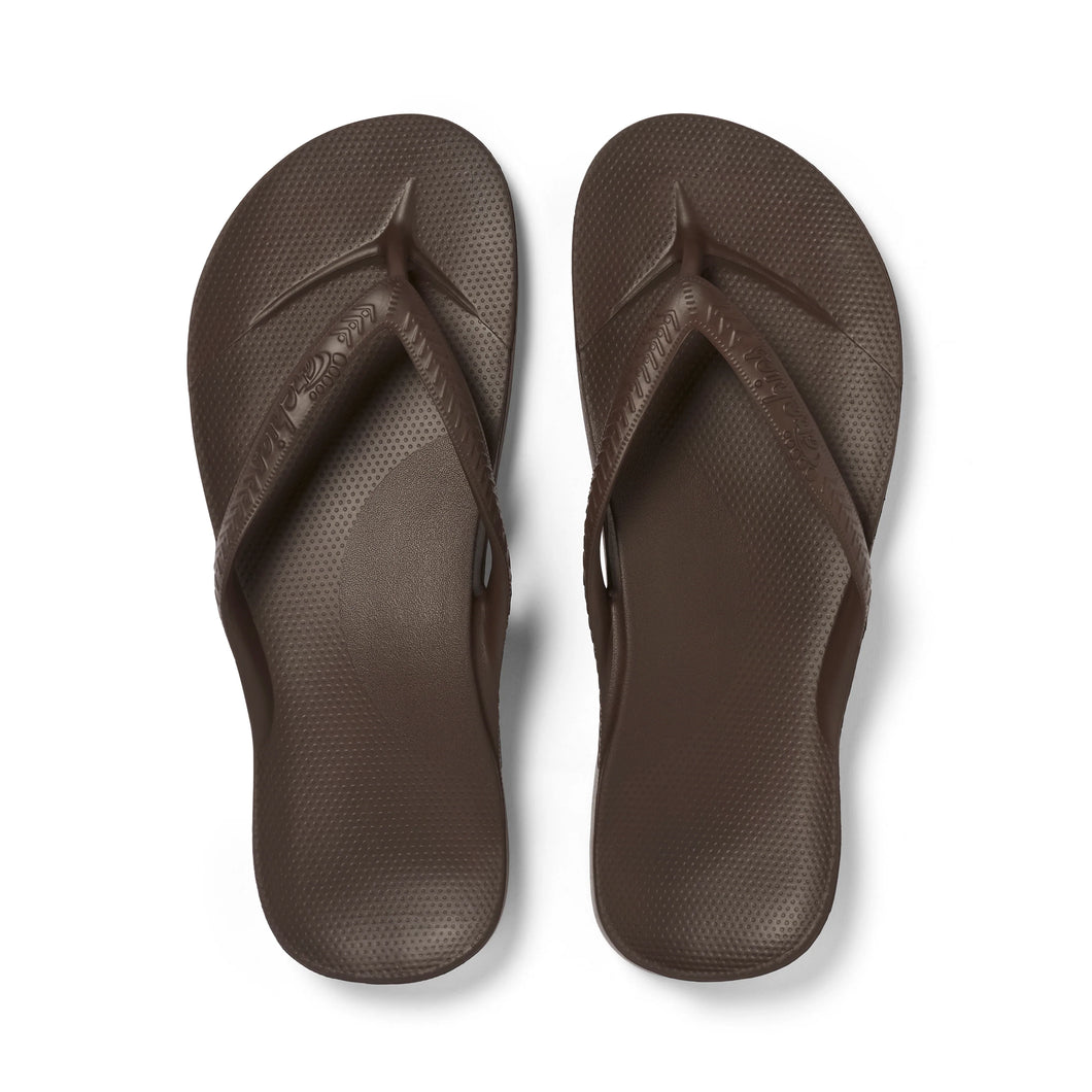 Archies Thongs Brown