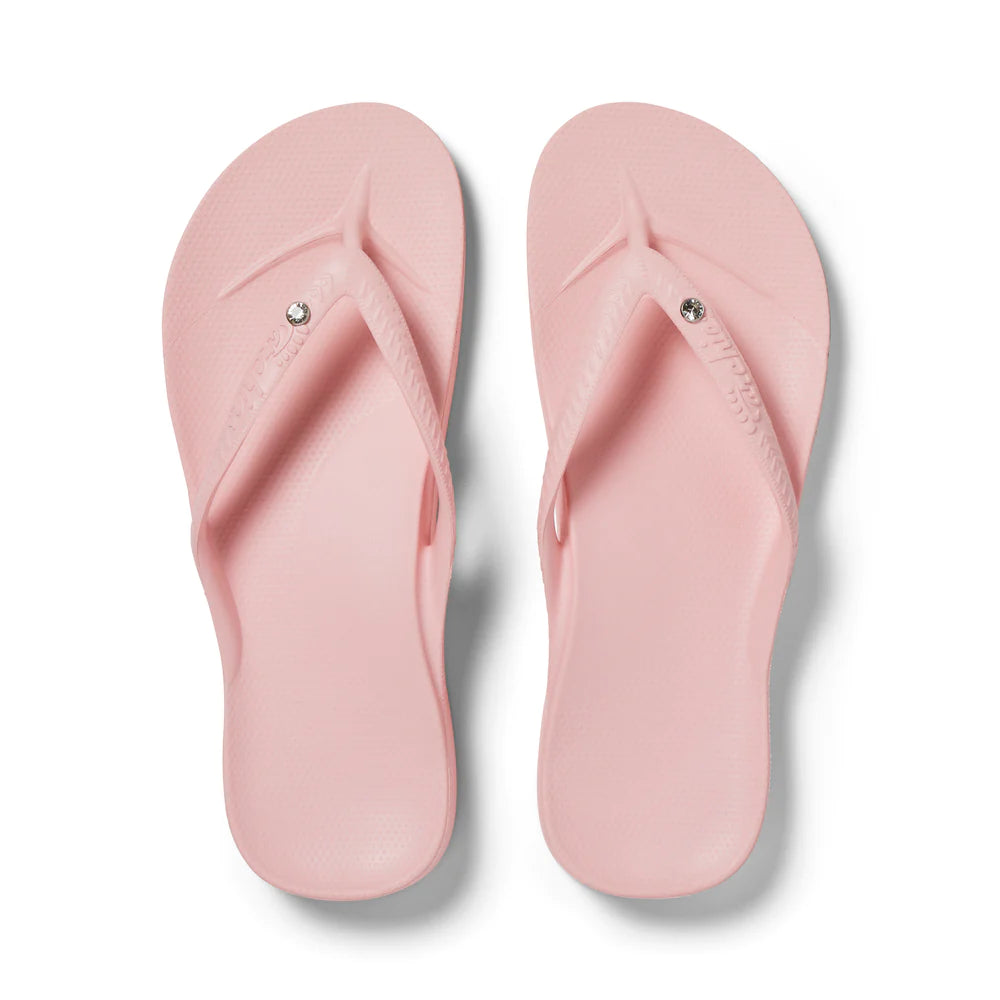 Archies Thongs Pink with Crystal