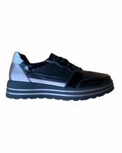 Load image into Gallery viewer, Ziera Vressa XF Black/Multi Leather Sneaker

