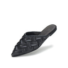 Load image into Gallery viewer, Rollie Pointed Toe Mule Black
