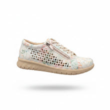 Load image into Gallery viewer, Ziera Shovo Nude Flora Leather Sneaker
