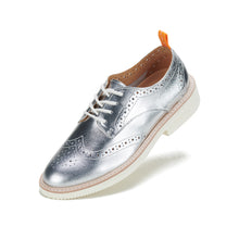 Load image into Gallery viewer, Rollie Derby Brogue Rise Silver
