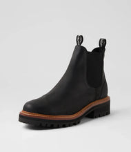 Load image into Gallery viewer, Django and Juliette Femi Black Chelsea Boot
