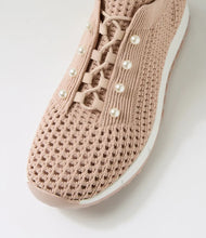 Load image into Gallery viewer, Django &amp; Juliette Jikkel Nude Knit Sneaker
